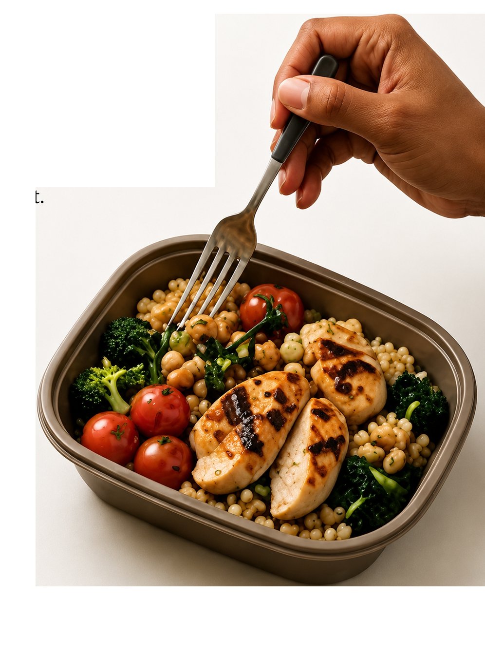 A Norishé meal, freshly prepared